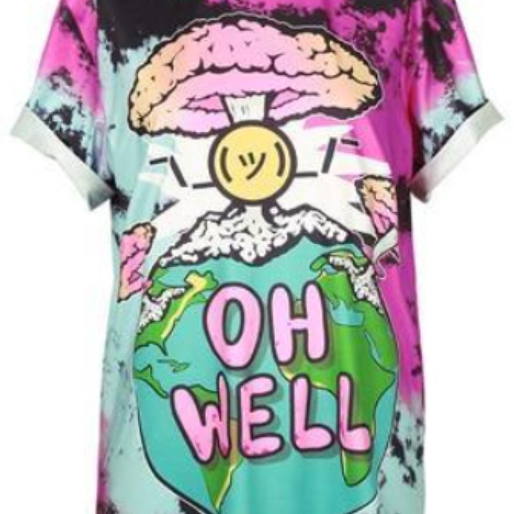 Oh Well Tie Dye Tee - L/XL Unisex